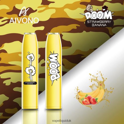 Vape Juice - Aivono AIM BOOM 600 Strawberry Banana 00N8Z2363