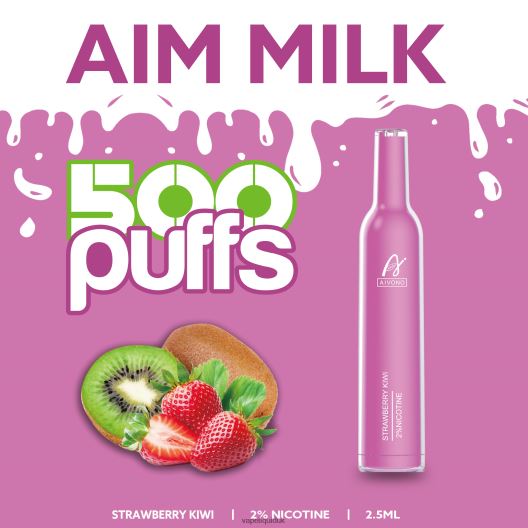Vape Juice - Aivono AIM MILK 500 Strawberry Kiwi 00N8Z2271