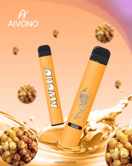 Vape Liquid - Aivono AIM FISHBONE 600 Caramel Popcorn 00N8Z2286