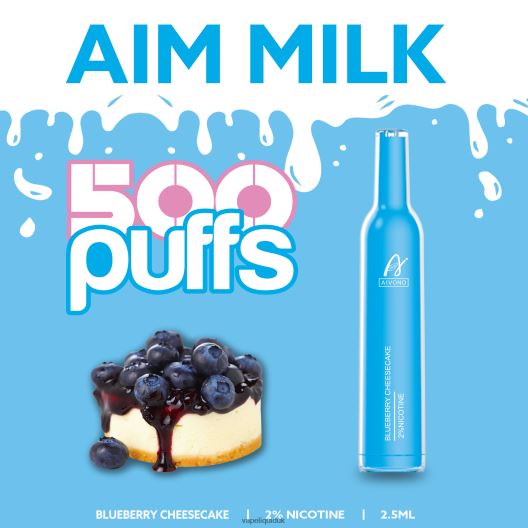 Vape Liquid - Aivono AIM MILK 500 Blueberry Cheese Cake 00N8Z2274
