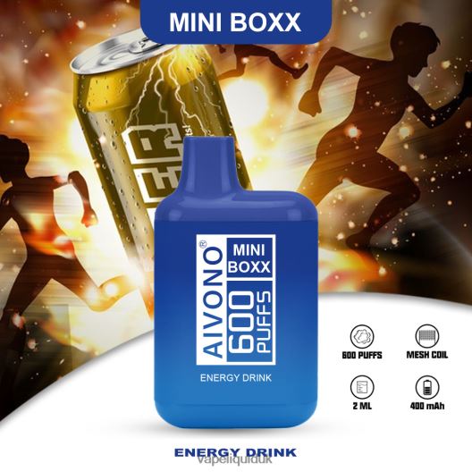 Vape UK - Aivono AIM MINI BOXX 600 Energy Drink 00N8Z2237