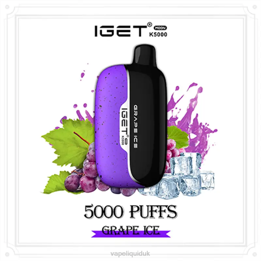 Pod Juice UK - Grape Ice IGET Moon K5000 F860444