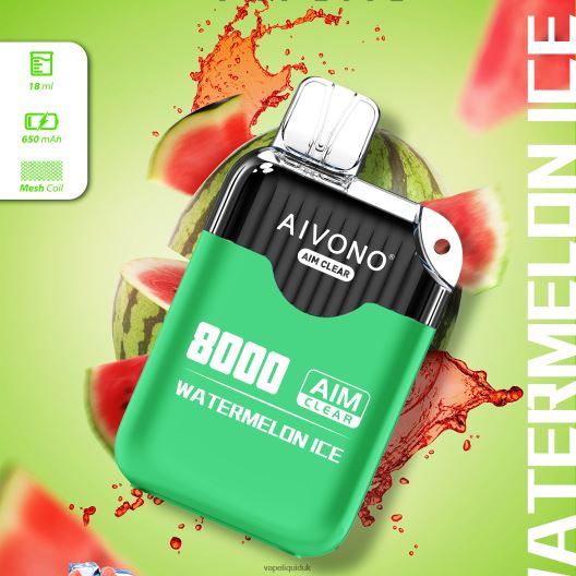 Vape Flavors UK - Aivono AIM CLEAR 8000 Watermelon Ice 00N8Z2204