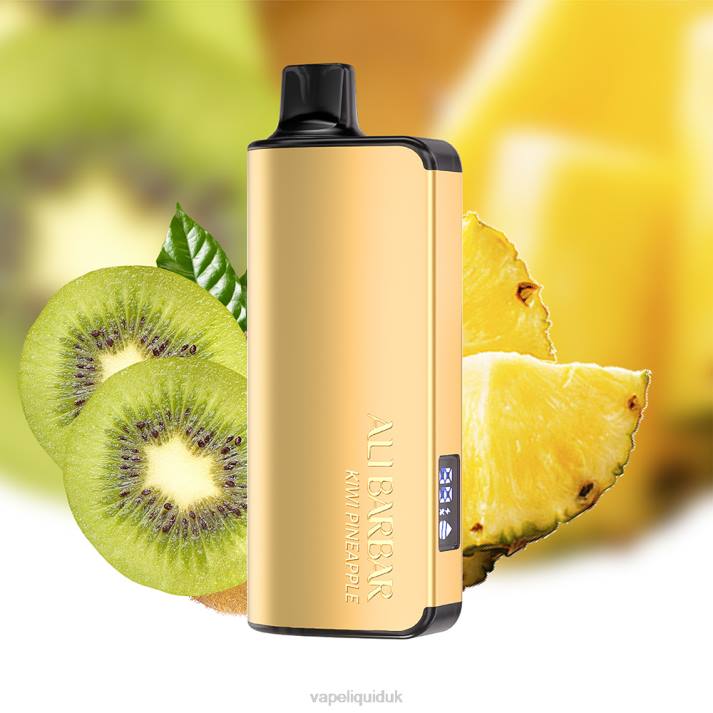 Vape Flavors UK - Alibarbar Ingot 9000 Disposable Vape Kiwi Pineapple LJXZ21