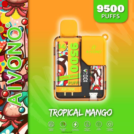 Vape Juice - Aivono AIM TANK 9500 Tropical Mango 00N8Z239