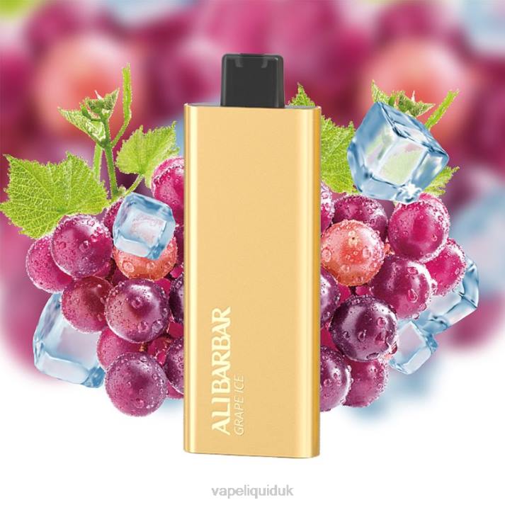 Vape Juice - Alibarbar Pandora 7000 Disposable Vape Grape Ice LJXZ56