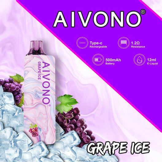 Vape Liquid - Aivono AIM GUN 7000 Grape Ice 00N8Z2102