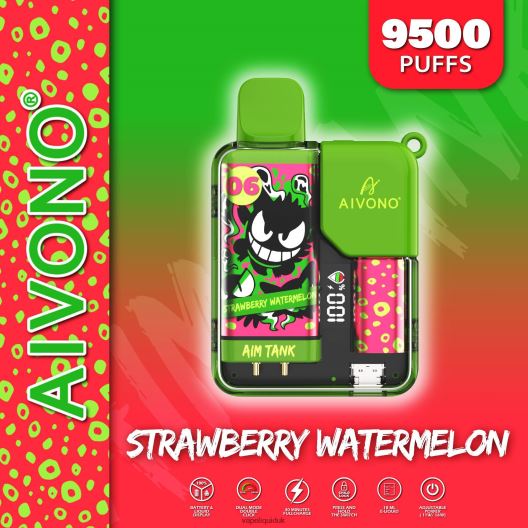 Vape Liquid - Aivono AIM TANK 9500 Strawberry Watermelon 00N8Z246