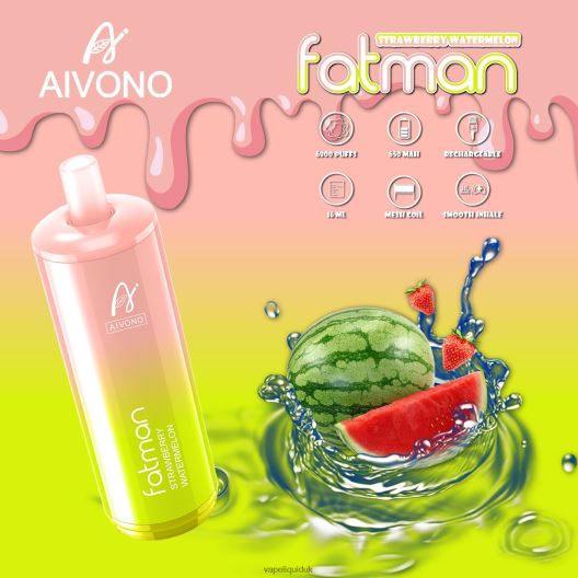 Vape Liquid - Aivono FATMAN 6800 Strawberry Watermelon 00N8Z230