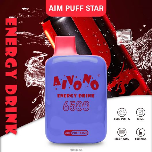 Vape UK - Aivono AIM PUFF STAR 6500 Energy Drink 00N8Z2293