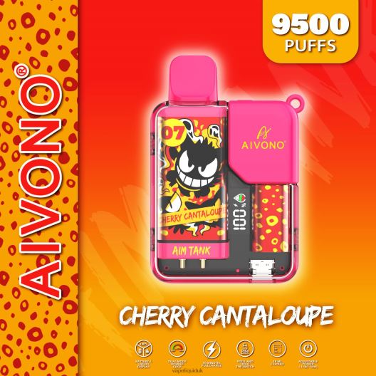 Vape UK - Aivono AIM TANK 9500 Cherry Cantaloupe 00N8Z245