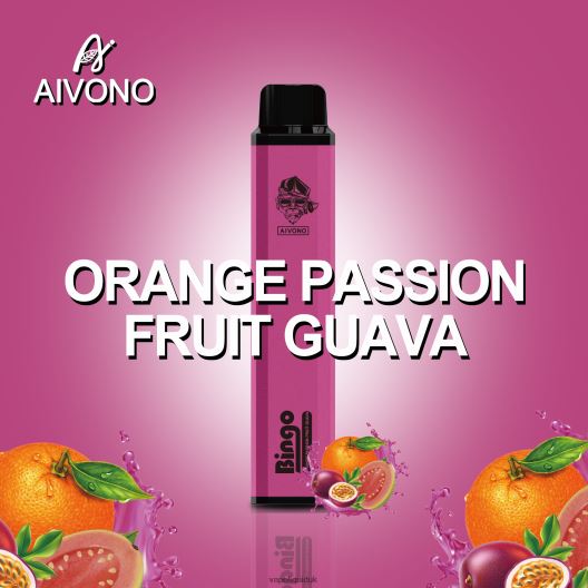 Vape Flavors UK - Aivono AIM BINGO 4000 Orange Passionfruit Guava 00N8Z2132