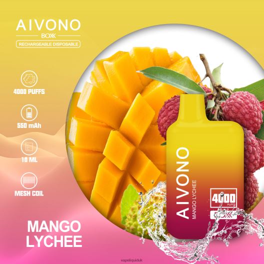 Vape Flavors UK - Aivono AIM BOXX 4000 Mango Lychee 00N8Z2216