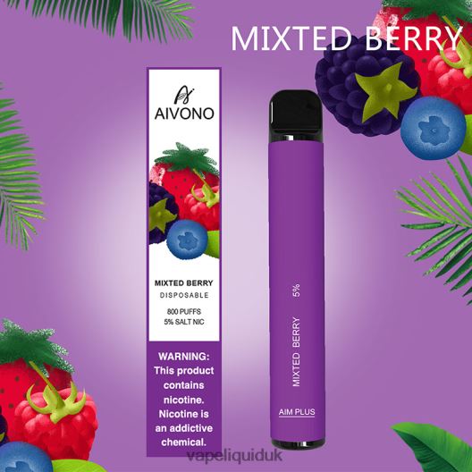 Vape Flavors UK - Aivono AIM PLUS 800 Mixed Berry 00N8Z2188