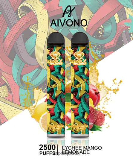 Vape Flavors UK - Aivono AIM SNAKE 2500 Lychee Mango Lemonade 00N8Z2308