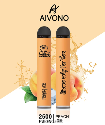 Vape Flavors UK - Aivono AIM SNAKE 2500 Peach Ice 00N8Z2316