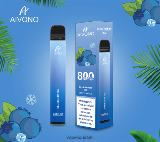 Vape Juice - Aivono AIM PLUS 800 Blueberry Ice 00N8Z2175