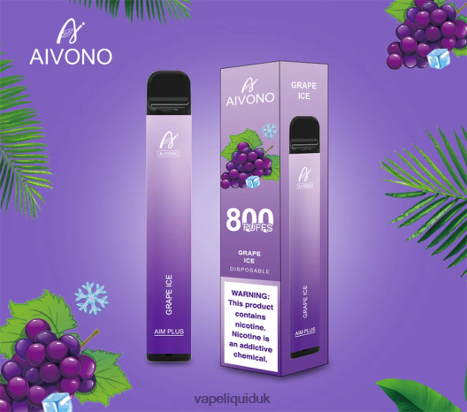Vape Juice - Aivono AIM PLUS 800 Grape Ice 00N8Z2179