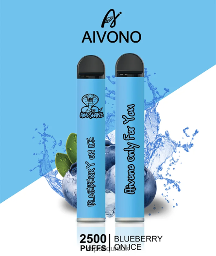 Vape Juice - Aivono AIM SNAKE 2500 Blueberry On Ice 00N8Z2299