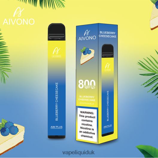 Vape Liquid - Aivono AIM PLUS 800 Blueberry Cheesecake 00N8Z2174