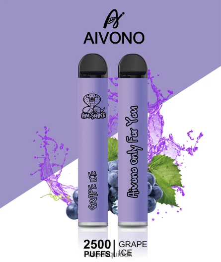 Vape Liquid - Aivono AIM SNAKE 2500 Grape Ice 00N8Z2306