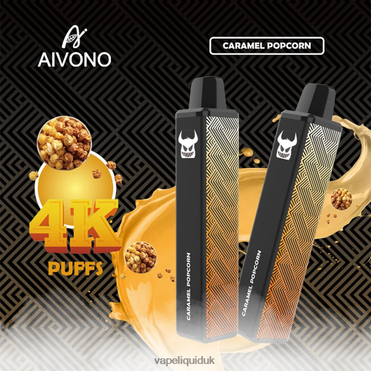 Vape UK - Aivono AIM FREAK 4000 Caramel Popcorn 00N8Z2261