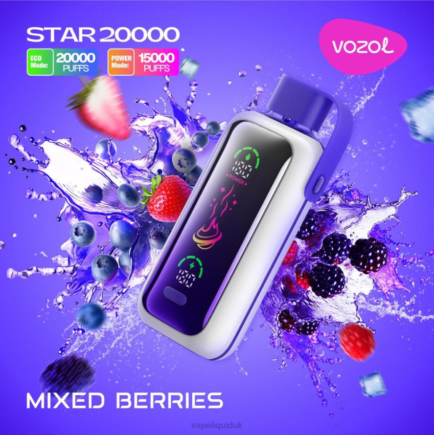 Pod Juice UK - MIXED BERRIES VOZOL STAR 20000 4FFT0814