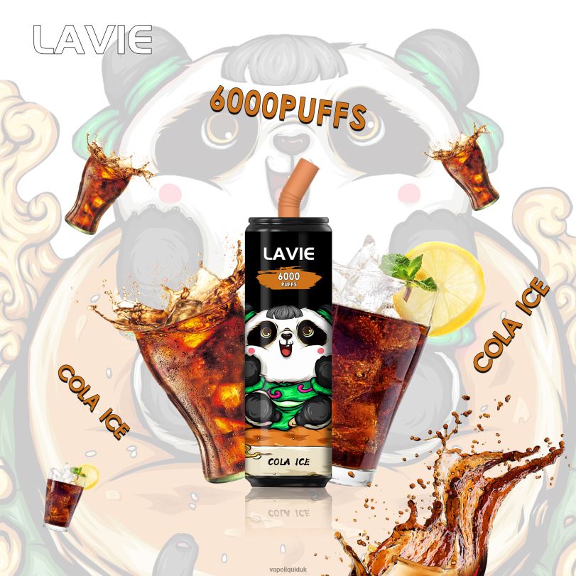 Vape Flavors UK - Cola Ice BLZFP276 LAVIE Coke BAR 6000 Puffs