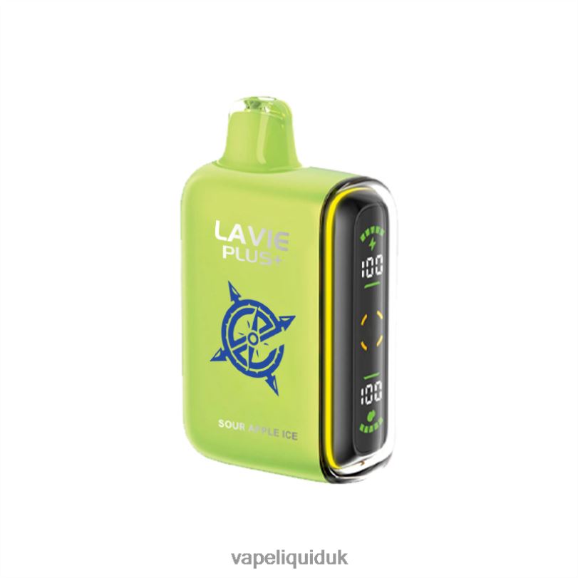 Vape Flavors UK - Sour Apple Ice BLZFP100 LAVIE PLUS 15000 Puffs