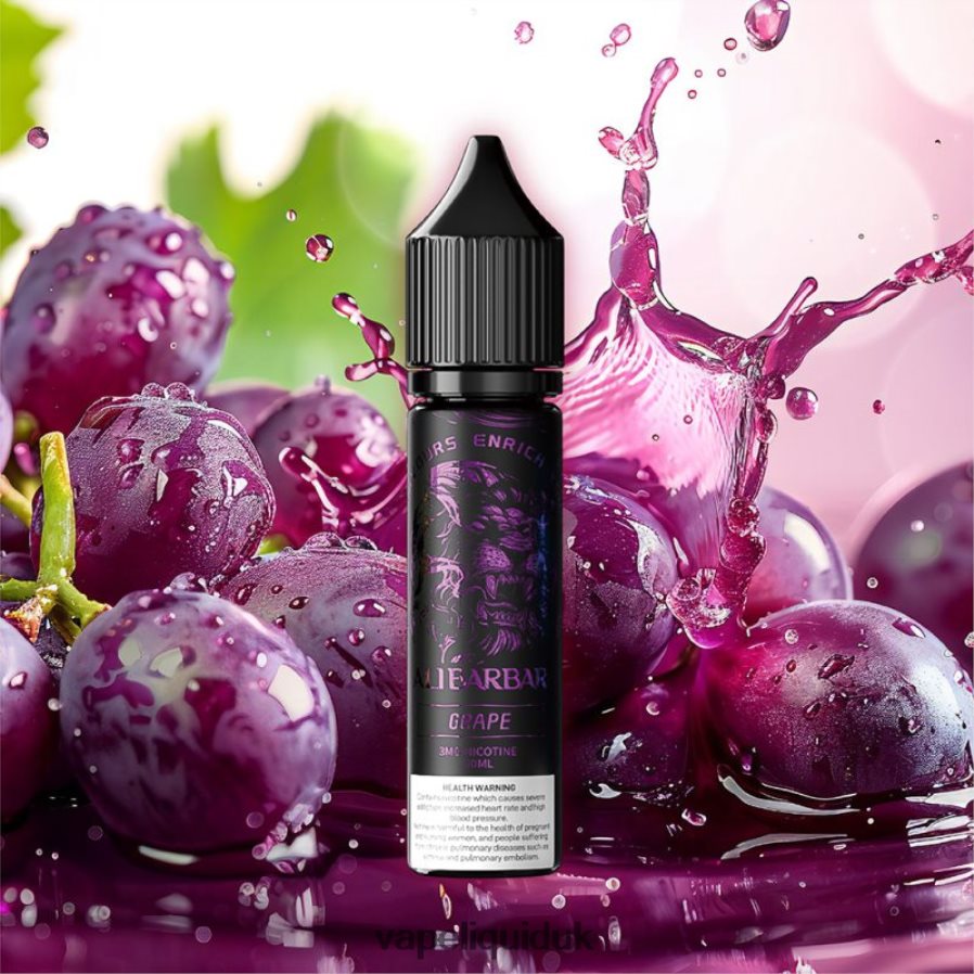 Vape Liquid - Grape Alibarbar Hookah Onyx Dock 6NNVV4105