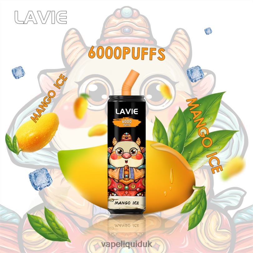 Vape Liquid - Mango Ice BLZFP270 LAVIE Coke BAR 6000 Puffs