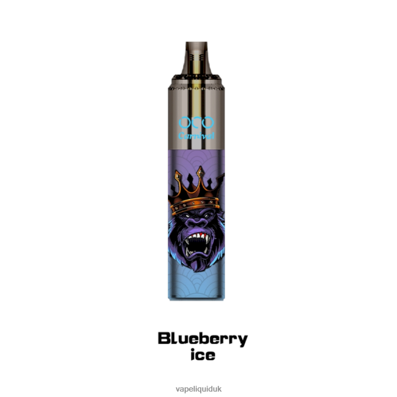 Vape UK - Blueberry Ice BLZFP349 LAVIE OCO Carnival 10000 Puffs