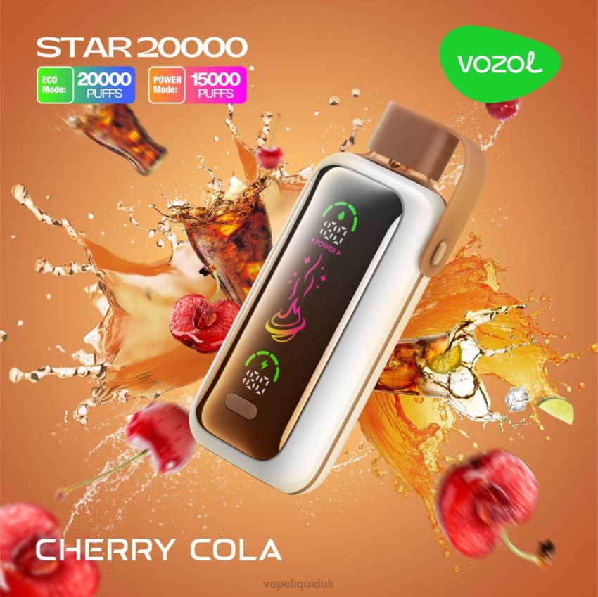 Vape UK - CHERRY COLA VOZOL STAR 20000 4FFT086