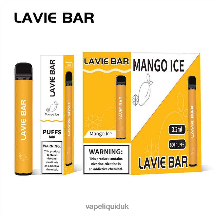 Vape UK - Mango Ice BLZFP309 LAVIE BAR 800 Puffs