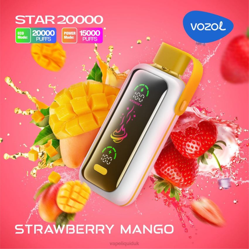 Vape UK - STRAWBERRY MANGO VOZOL STAR 20000 4FFT081