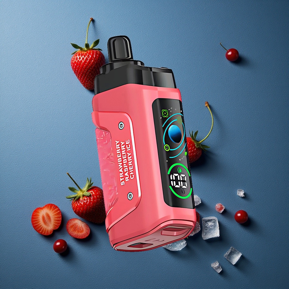 Strawberry Cherry Ice Razz Bar 45000 Puffs Adjustable Airflow Disposable Vape