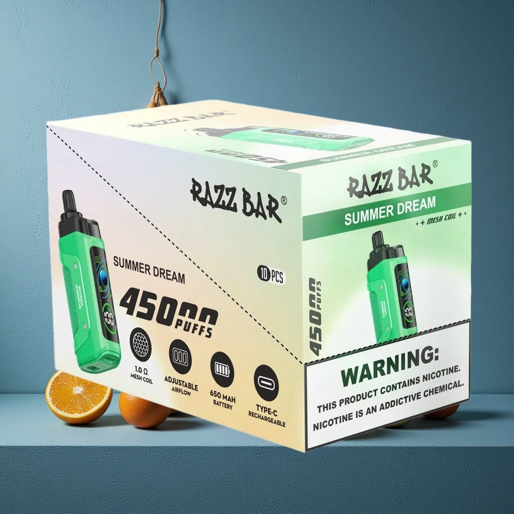 Summer Dream Razz Bar 45000 Puffs Adjustable Airflow Disposable Vape