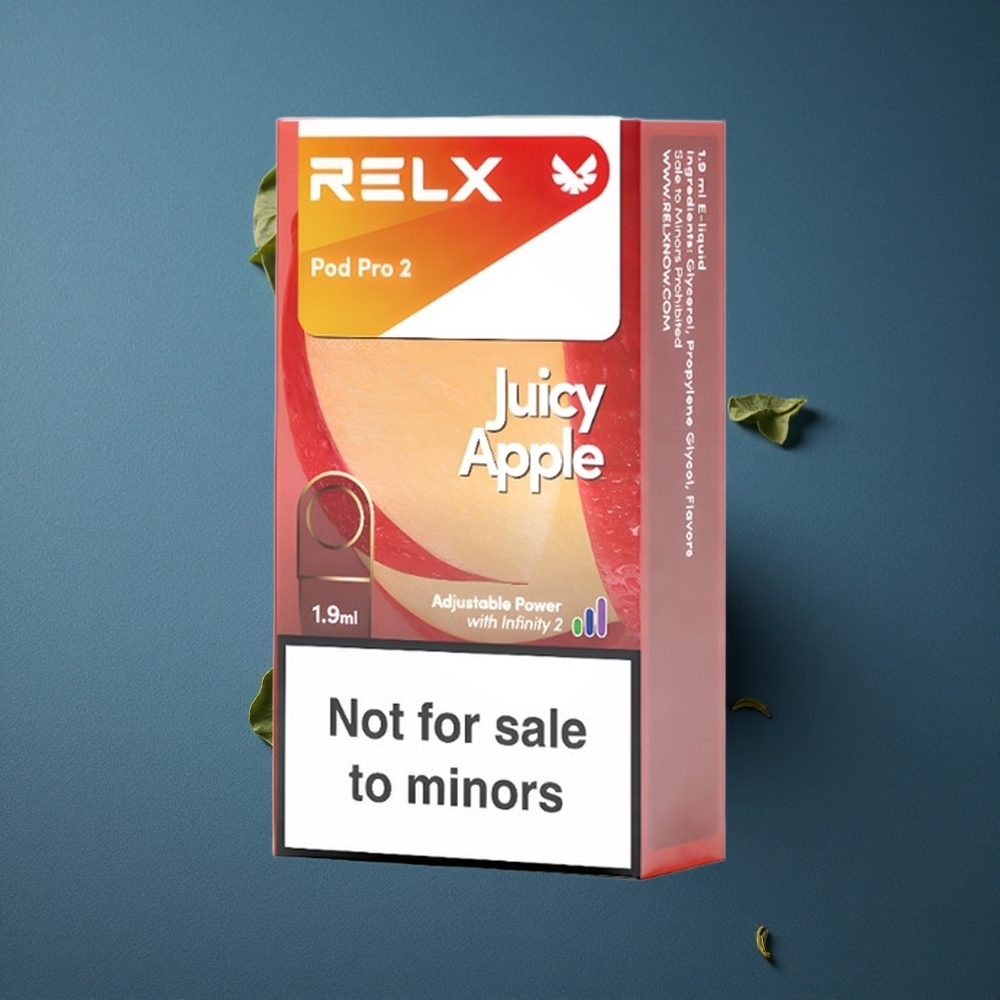 Juicy Apple RELX Pod Pro 2 1.9ml Vape Capacity