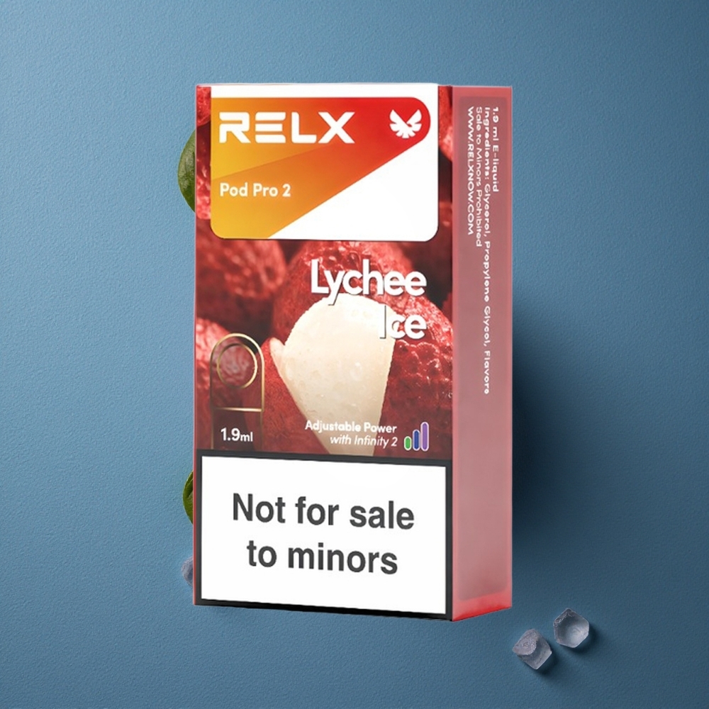 Lychee Ice Relx Pod Pro 2 1.9ml Vape Capacity