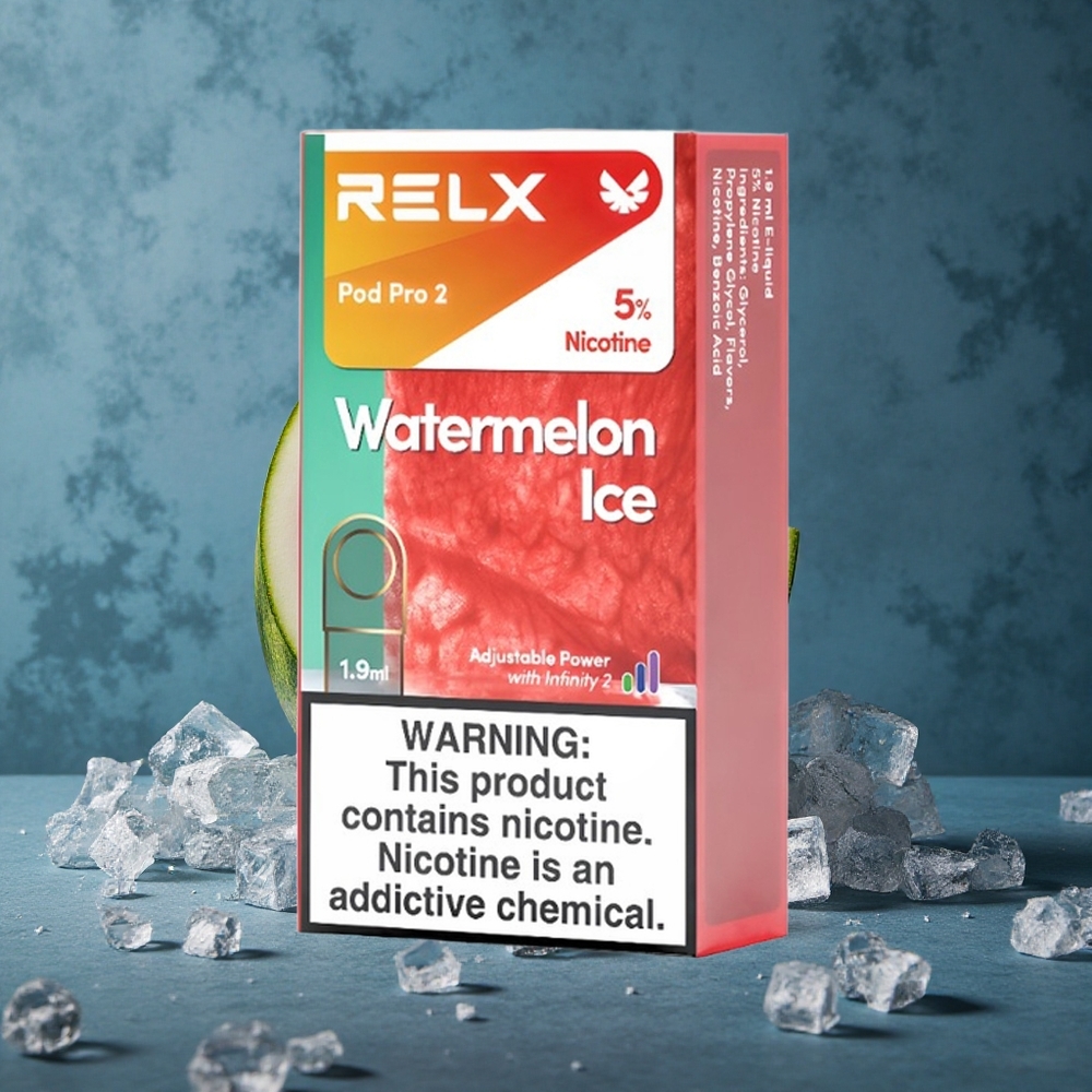 Watermelon Ice RELX Pod Pro 2 1.9ml 600 Puffs