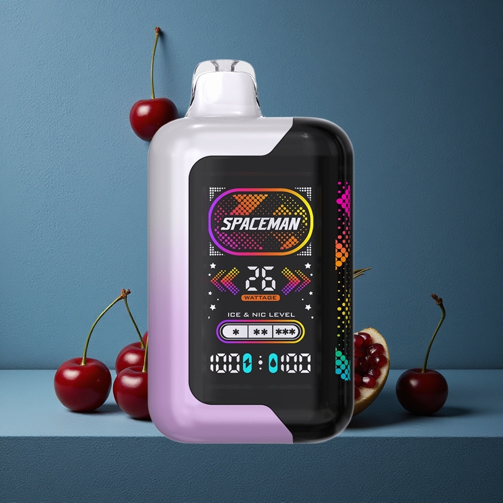 Cherry Pomegranate SMOK SPACEMAN SP40000 Disposable Vape 20mL LED