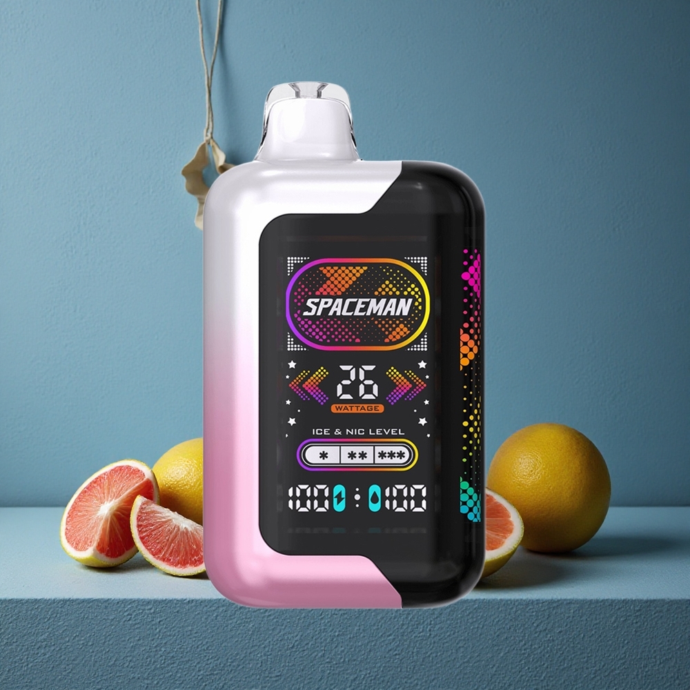 Pink Lemonade SMOK SPACEMAN SP40000 Disposable Vape with 20ml eLiquid & Ultra-Large LED