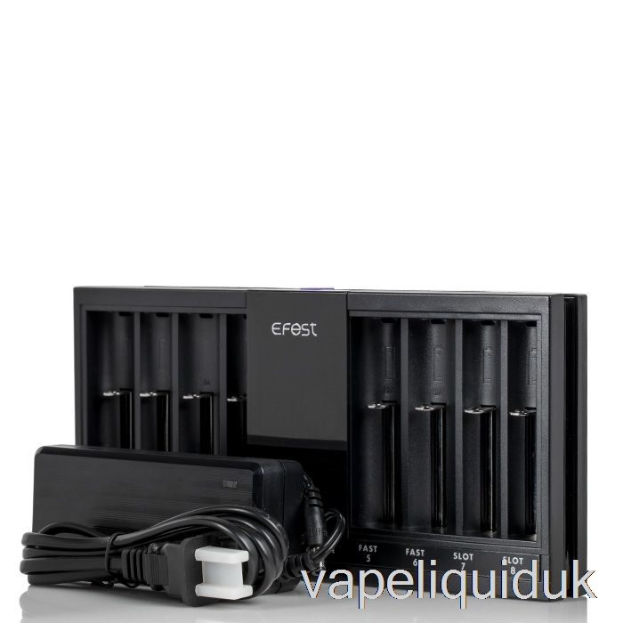 EFEST LUC V8 Double LCD Screen Fast Battery Charger Vape Liquid