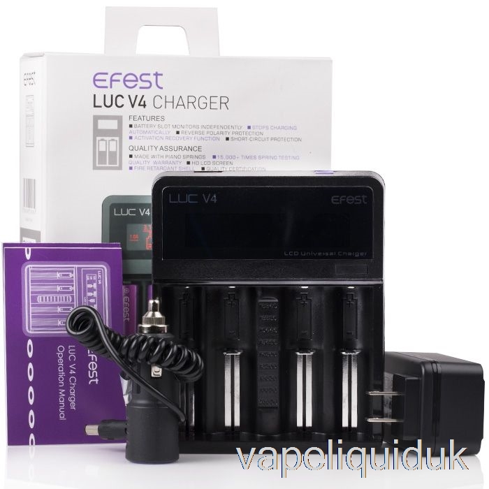 EFest LUC V4 LCD Charger Vape Juice