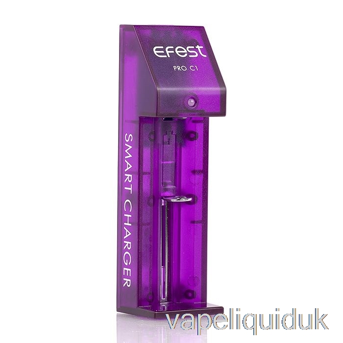Efest PRO C1 1-Bay Smart Battery Charger Vape Liquid