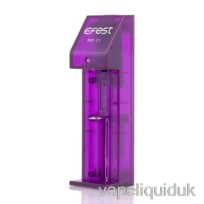 Efest PRO C1 1-Bay Smart Battery Charger Vape Liquid