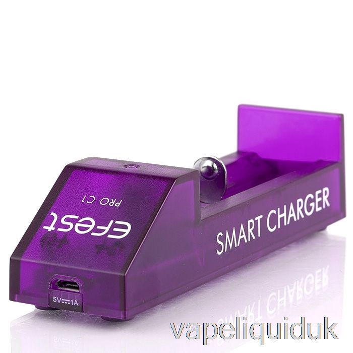 Efest PRO C1 1-Bay Smart Battery Charger Vape Liquid