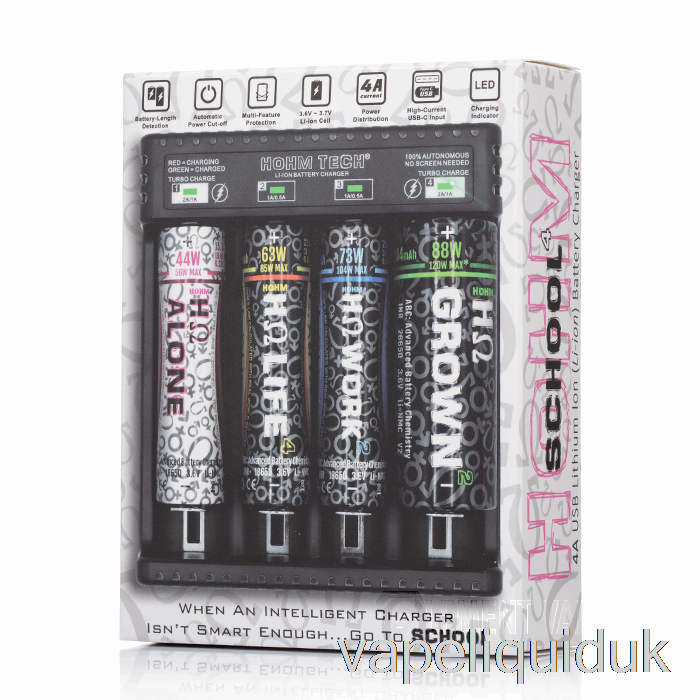 Hohm Tech SCHOOL 4 4A USB-C Charger Vape Juice