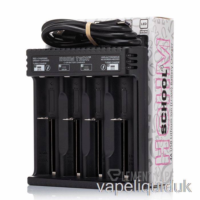 Hohm Tech SCHOOL 4 4A USB-C Charger Vape Juice