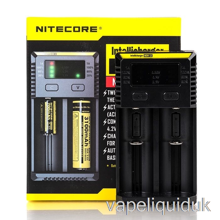 Nitecore i2 Battery Charger (2-Bay) Vape Juice